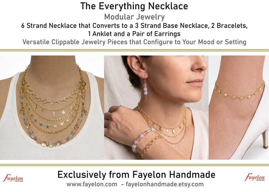 The Everything Necklace from Fayelon Handmade